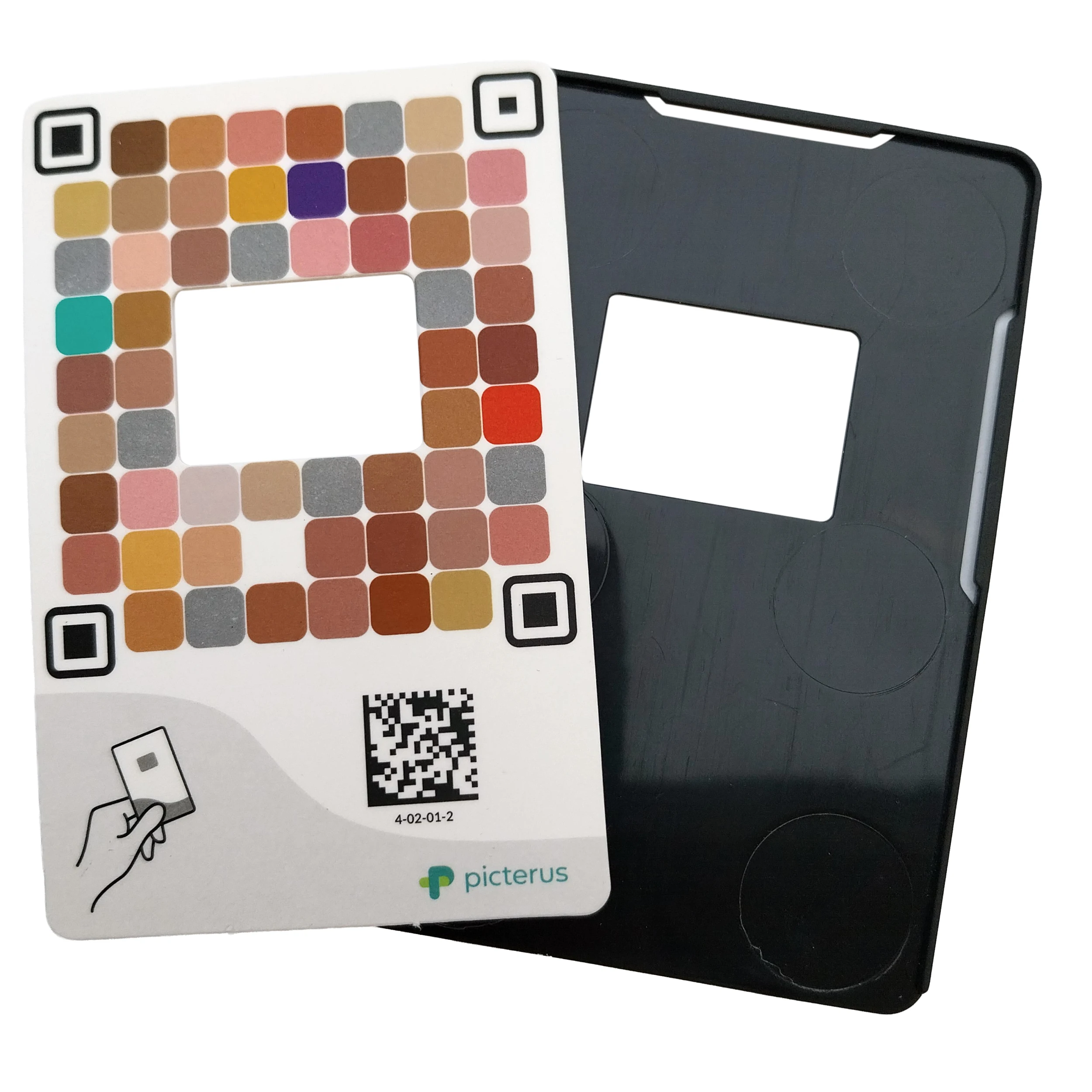 Picterus calibration card with holder accessory